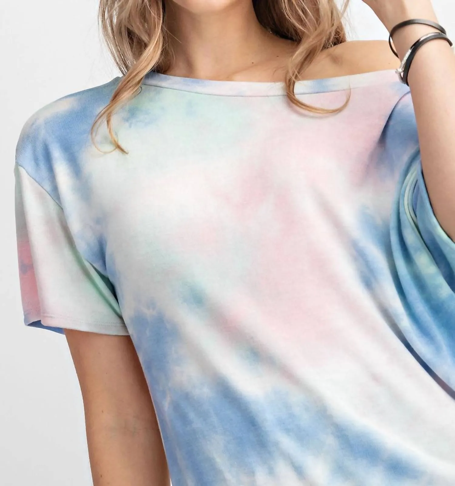 143 Story - Cotton Candy Tie Dye Top