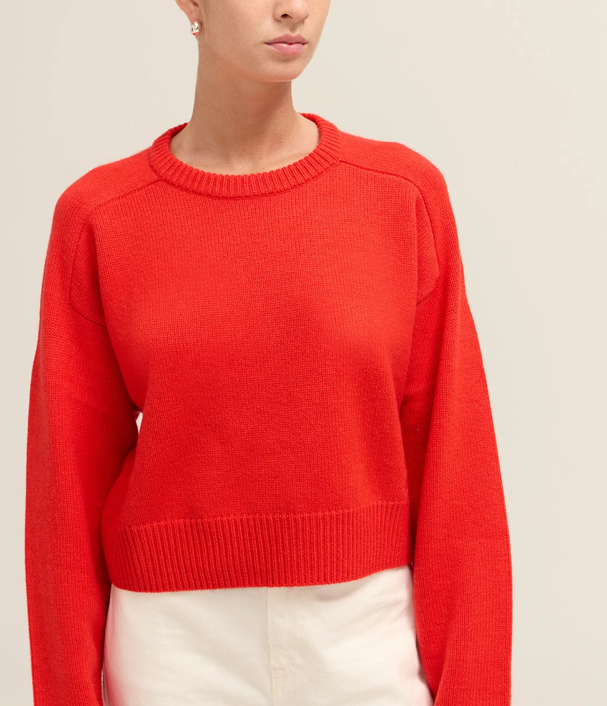 Bruzzi Oversized Sweater in Chilli
