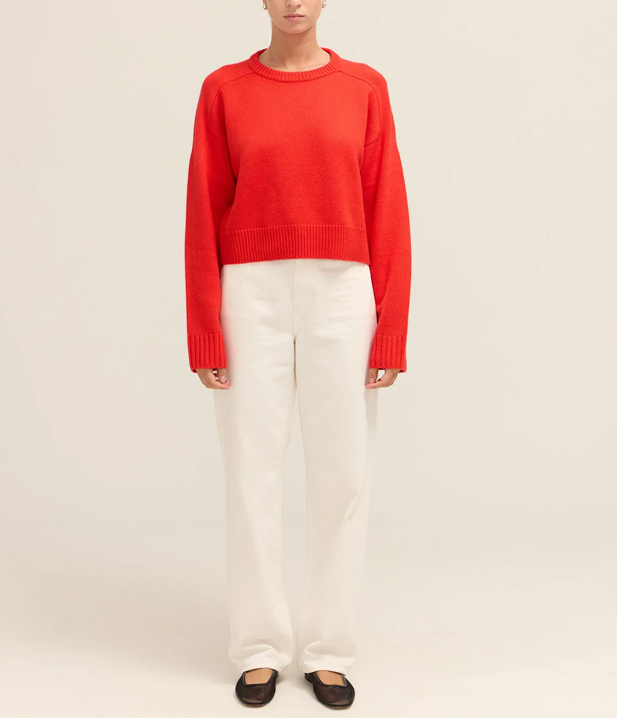 Bruzzi Oversized Sweater in Chilli