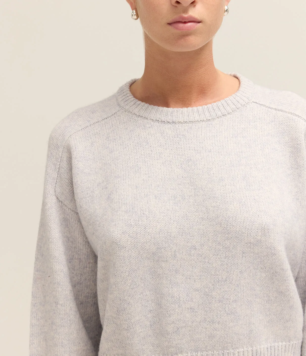 Bruzzi Oversized Sweater in Cloud