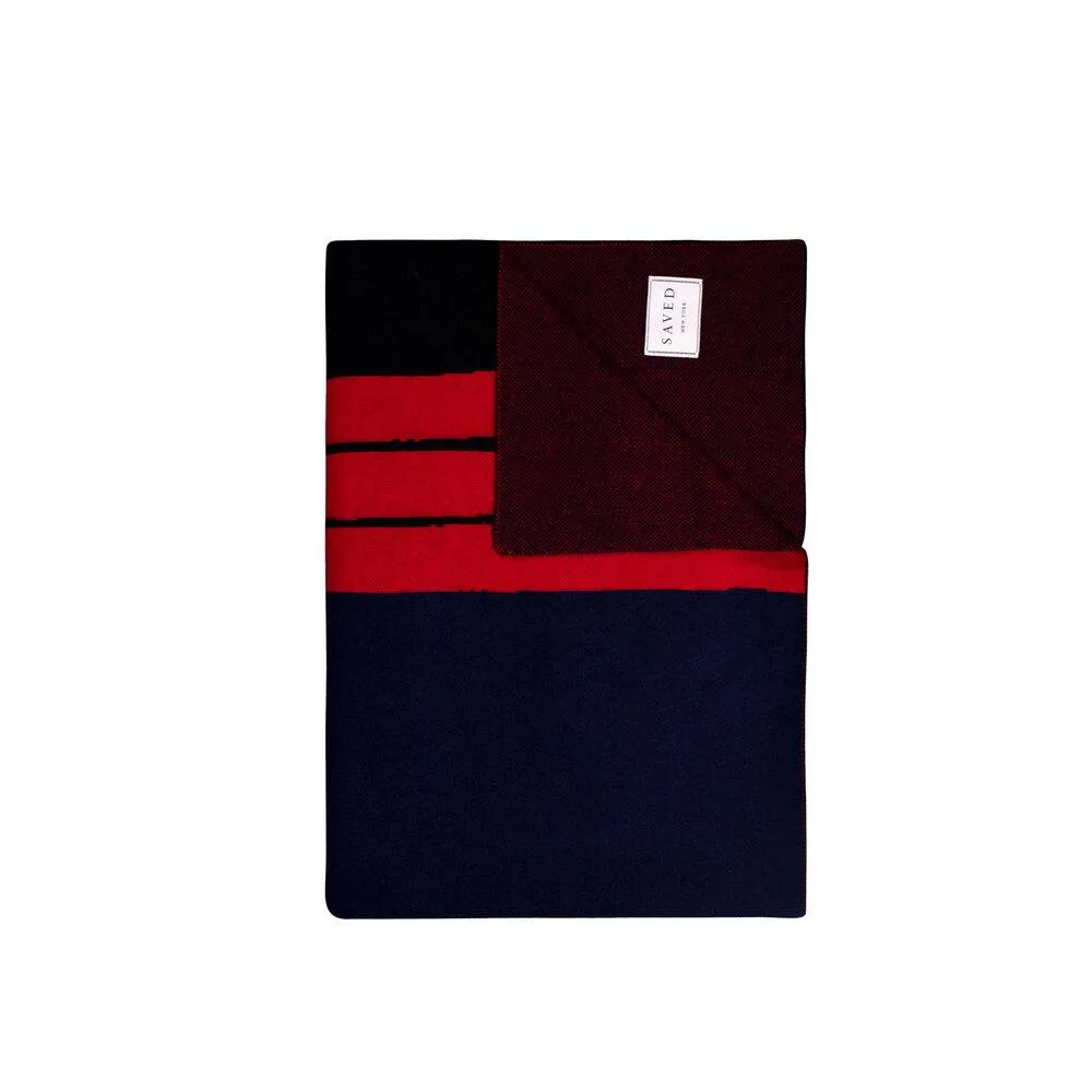 Camp Stripe Vancouver Cashmere Blankets by Saved NY
