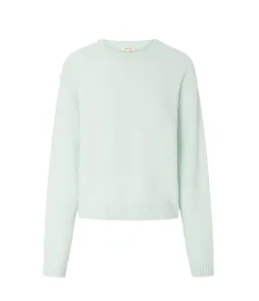 Cashmere Blend Knit in Blue Mint