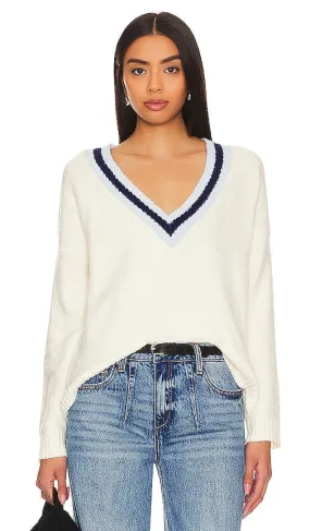 Central Park West Bianca Sweater in Cream