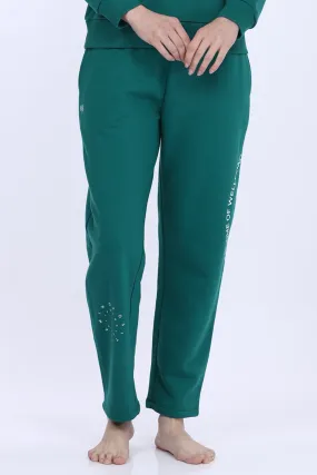 Dark Green Fleece LP Joggers