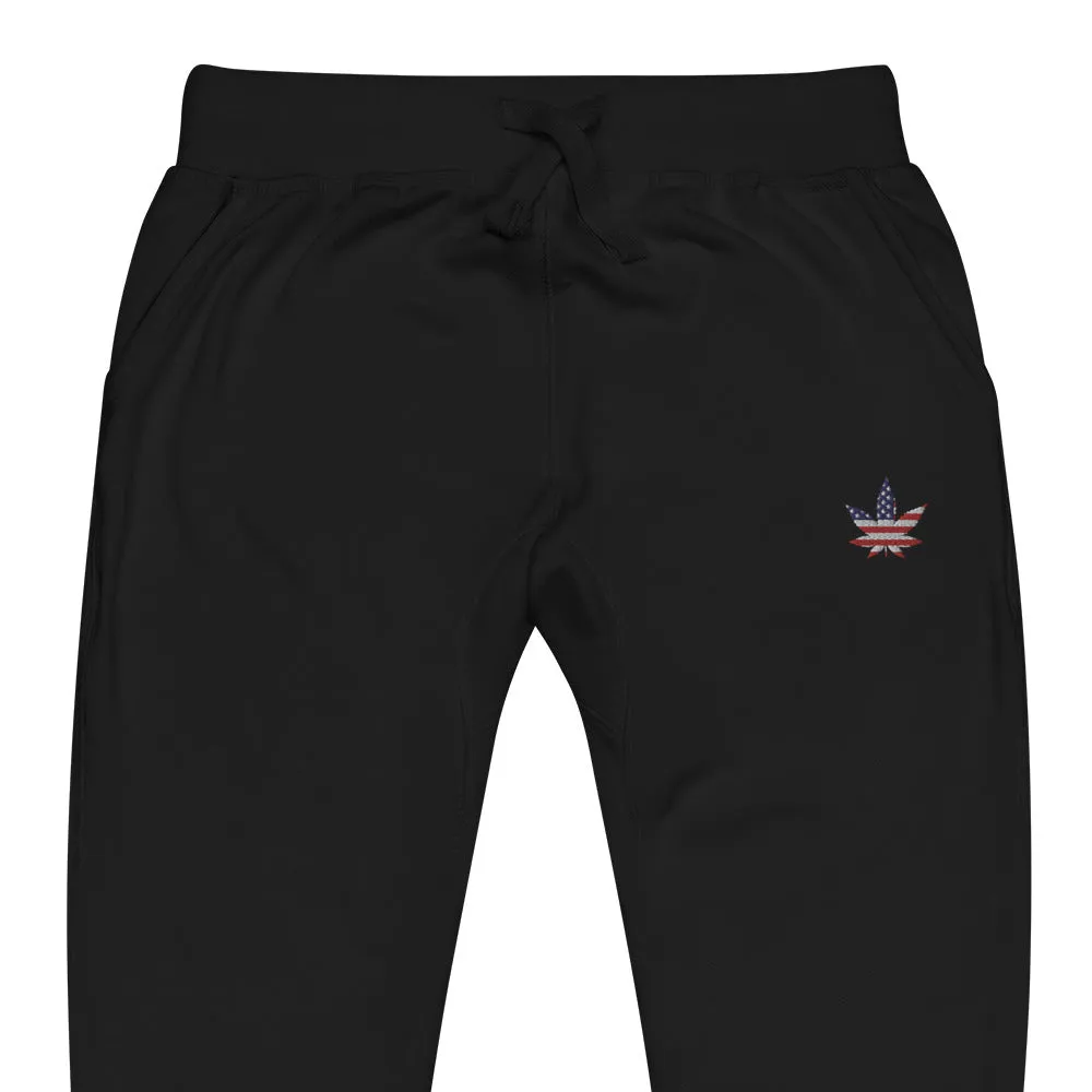 Flag Leaf Unisex Joggers