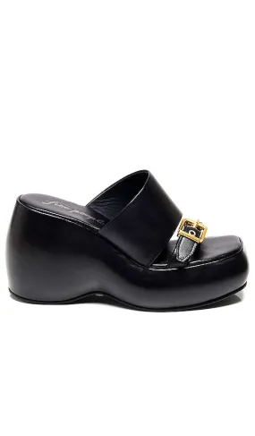 Free People Mila Minimal Wedge in Black