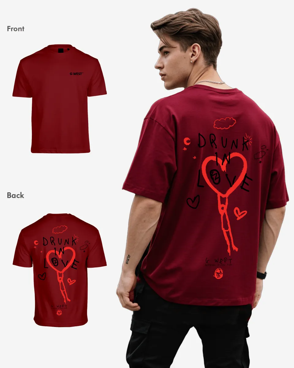 G West Oversized Drunk In Love Tee