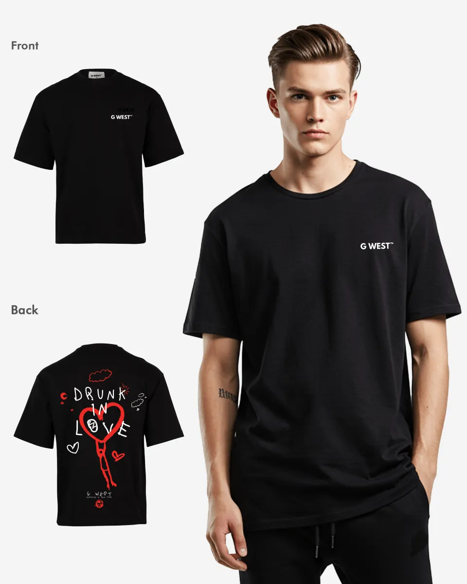 G West Oversized Drunk In Love Tee