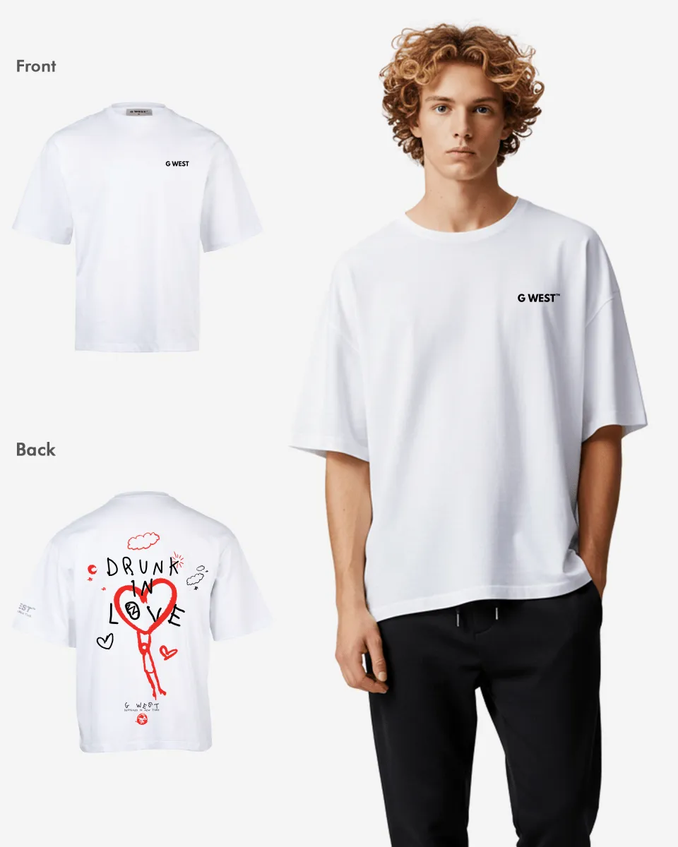 G West Oversized Drunk In Love Tee