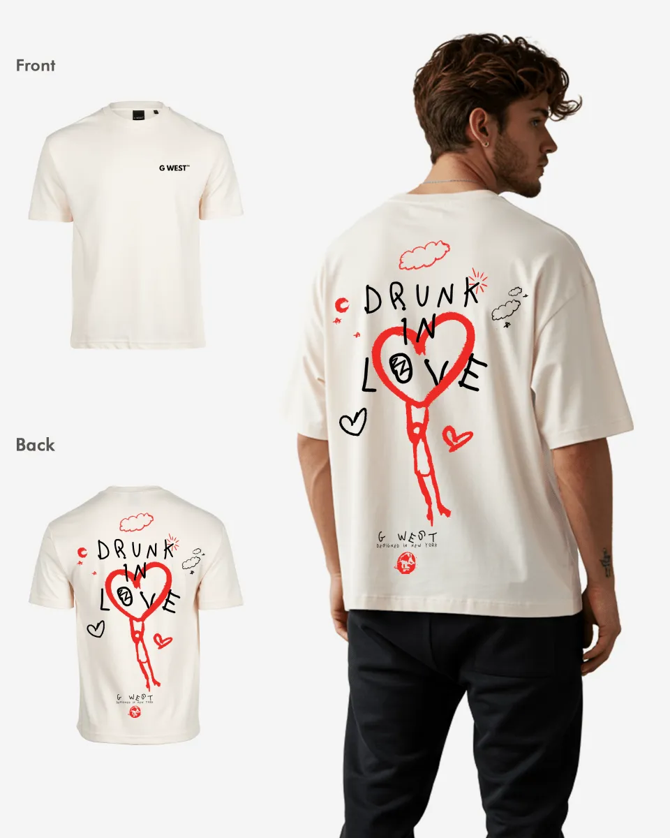 G West Oversized Drunk In Love Tee