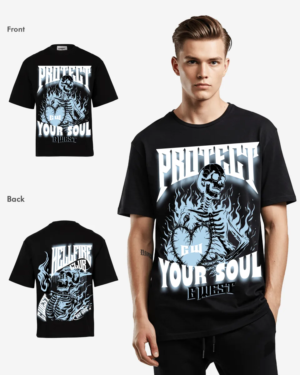 G West protect your soul Oversized tee