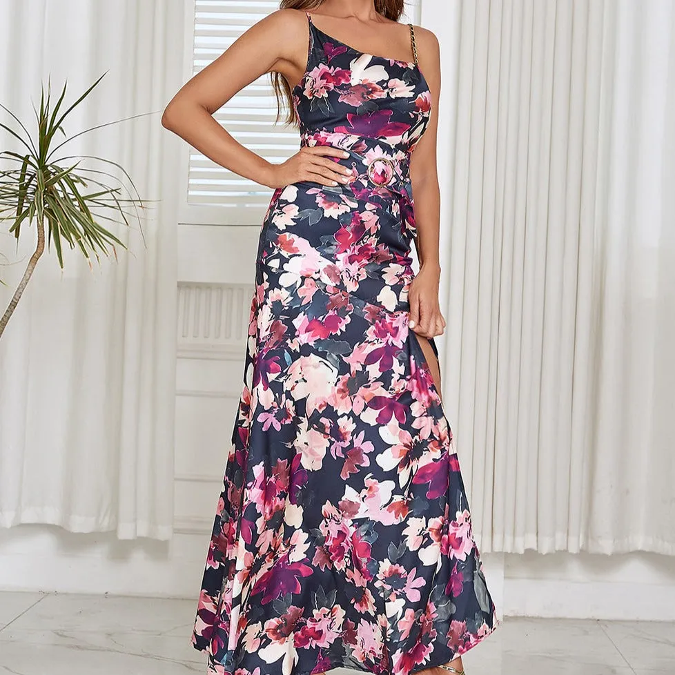 KittenAlarm - Meredith Sleeveless Floral Maxi Dress