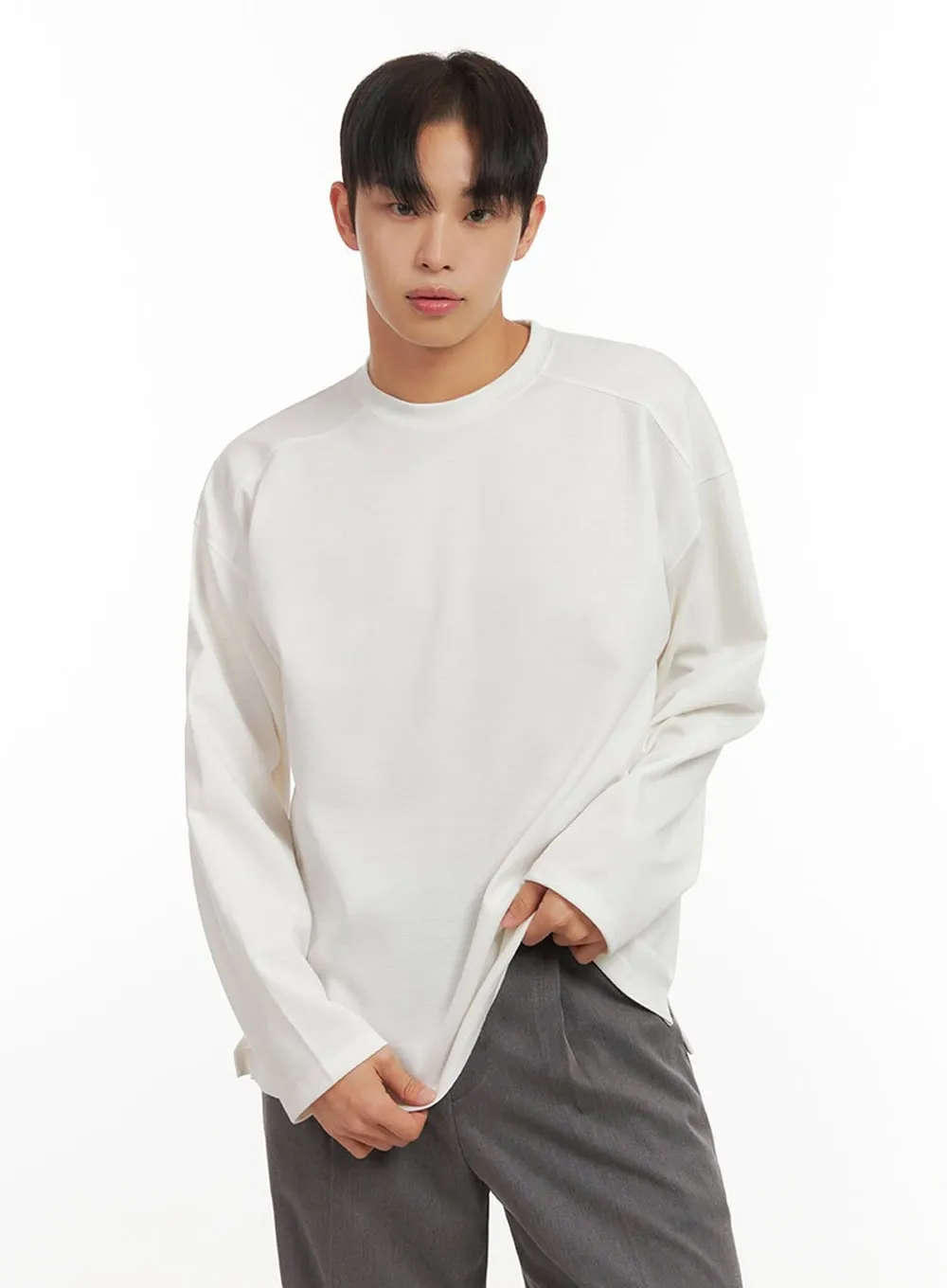 Men's Essential Round Neck Tee ID406