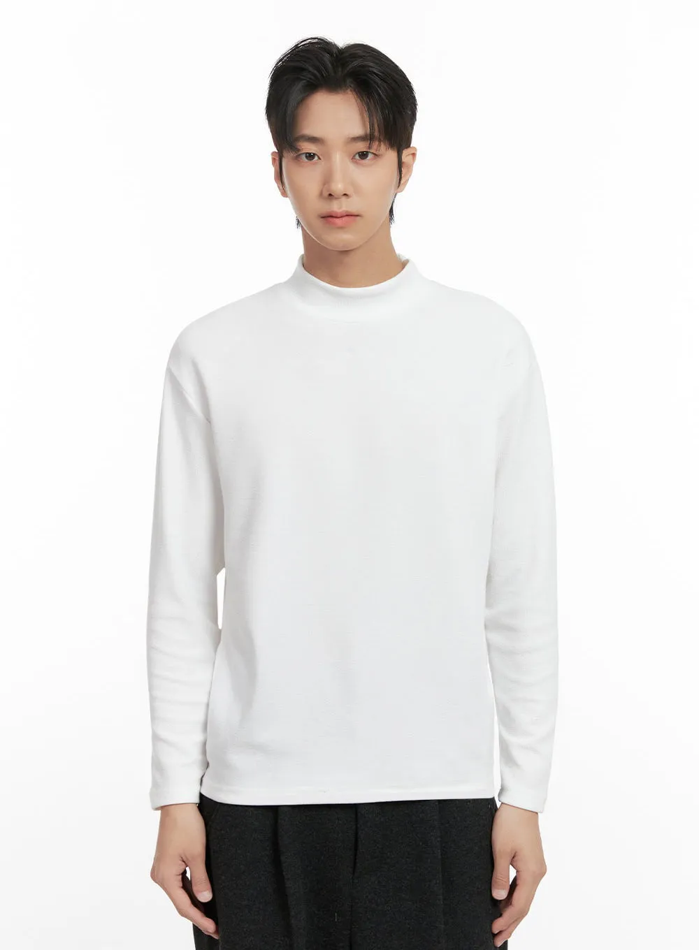 Men's Mock Neck Sweater ID406