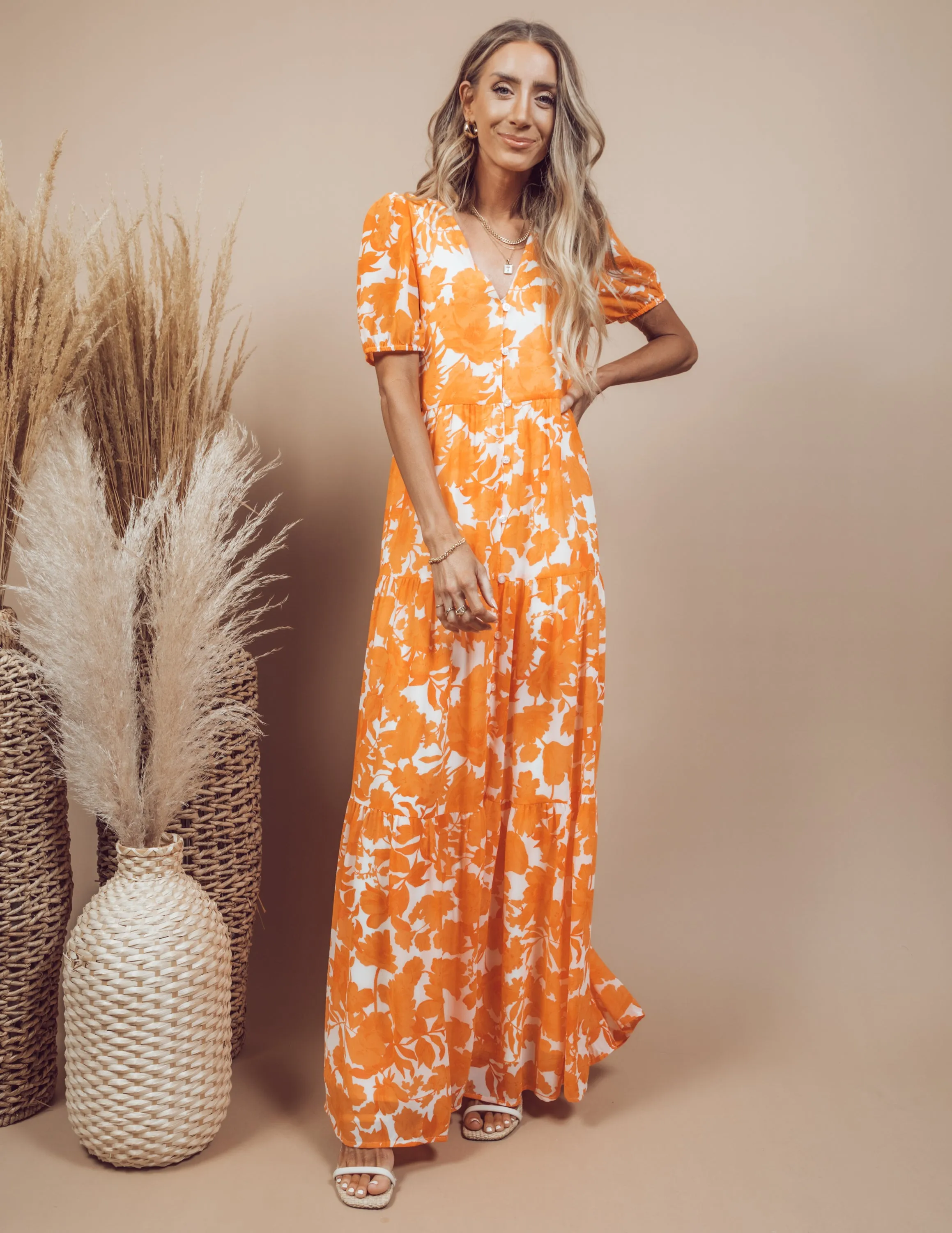 Natasha Floral Maxi Dress