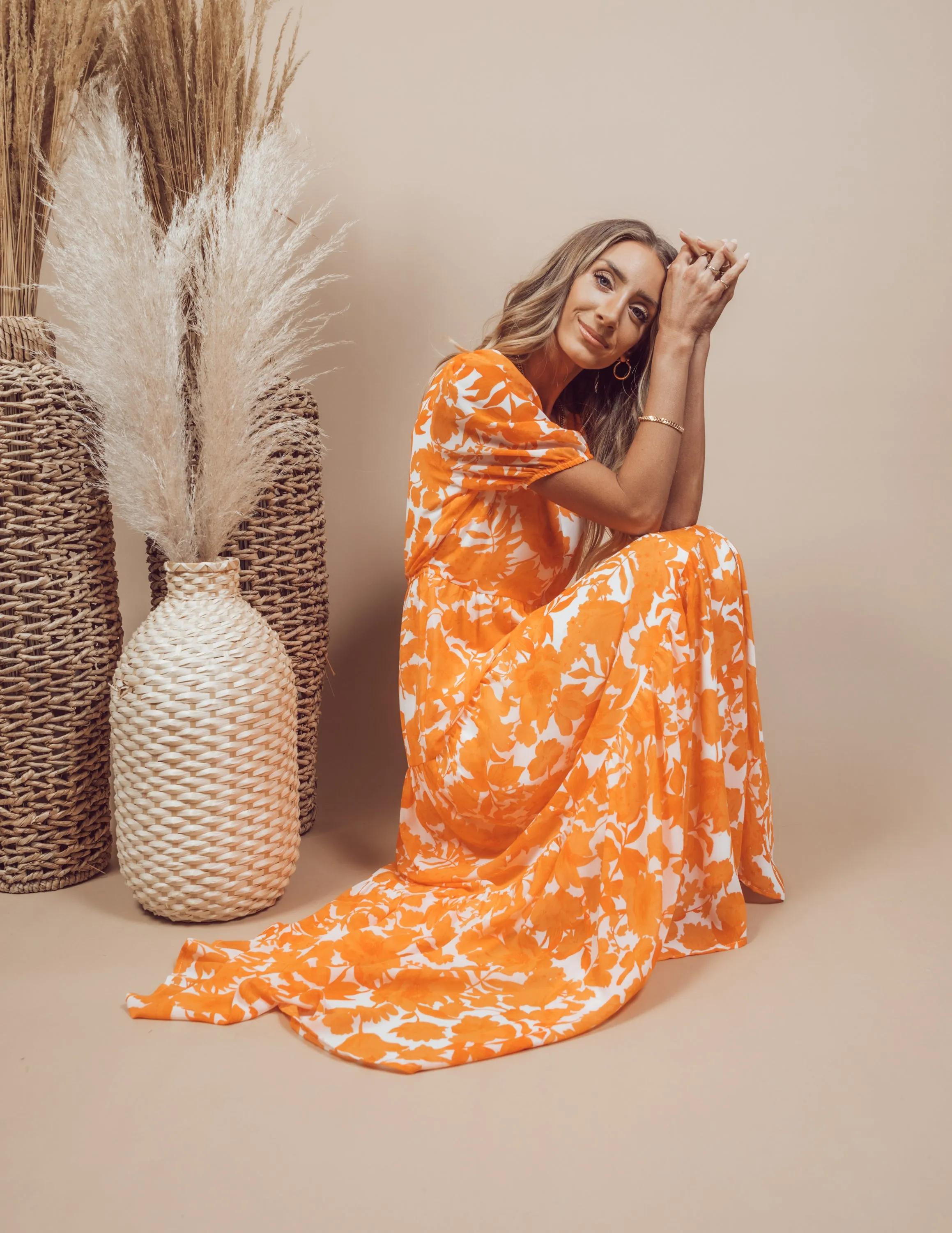 Natasha Floral Maxi Dress
