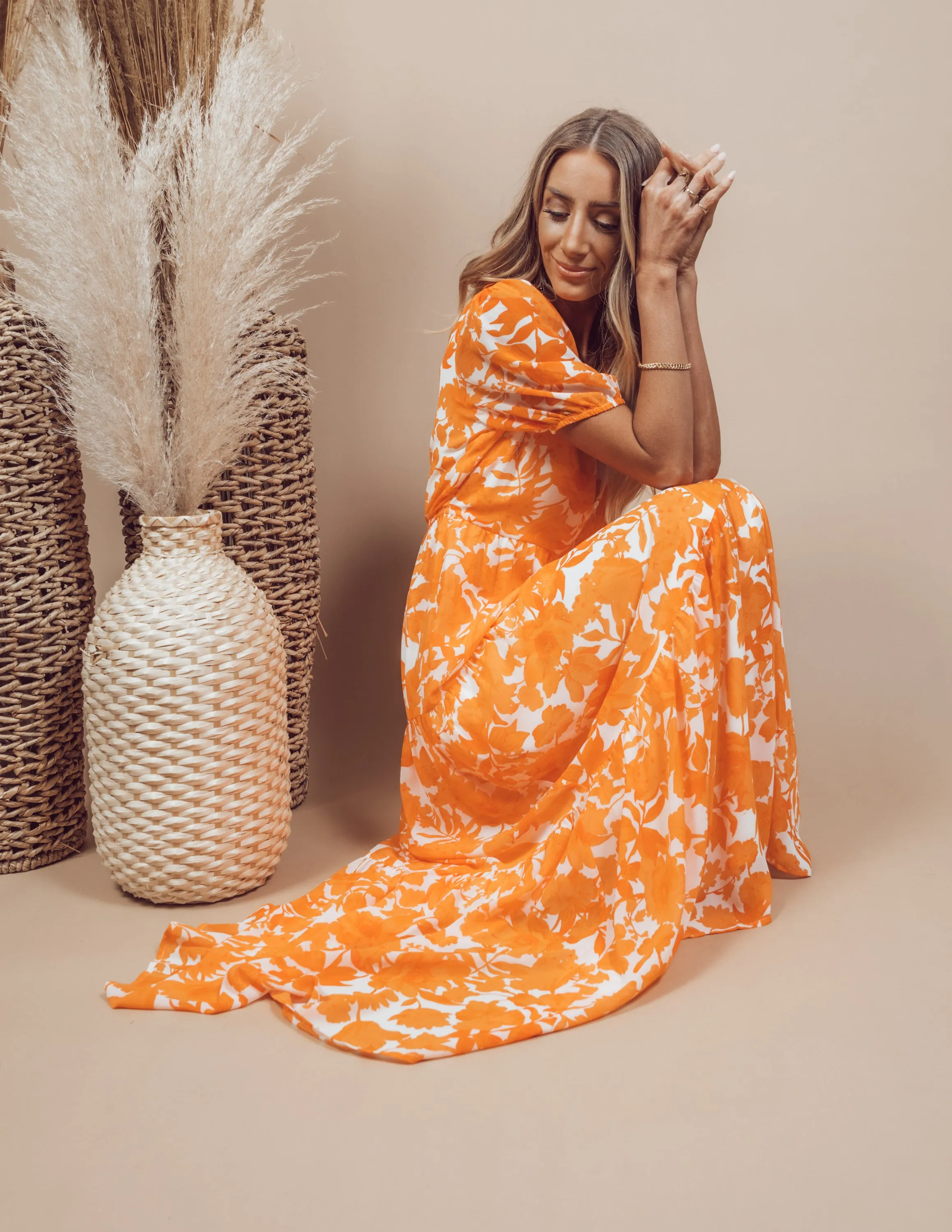 Natasha Floral Maxi Dress