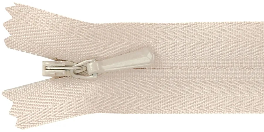 Natural -Zipper Invisible 22"