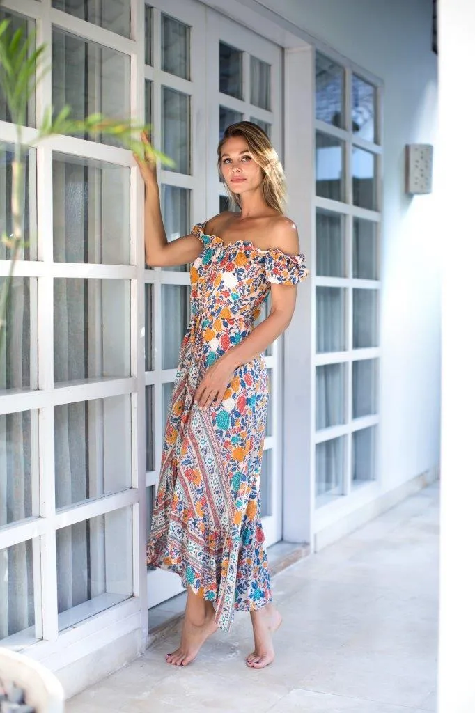 Pre-Order Off-Shoulder Maxi Dress
