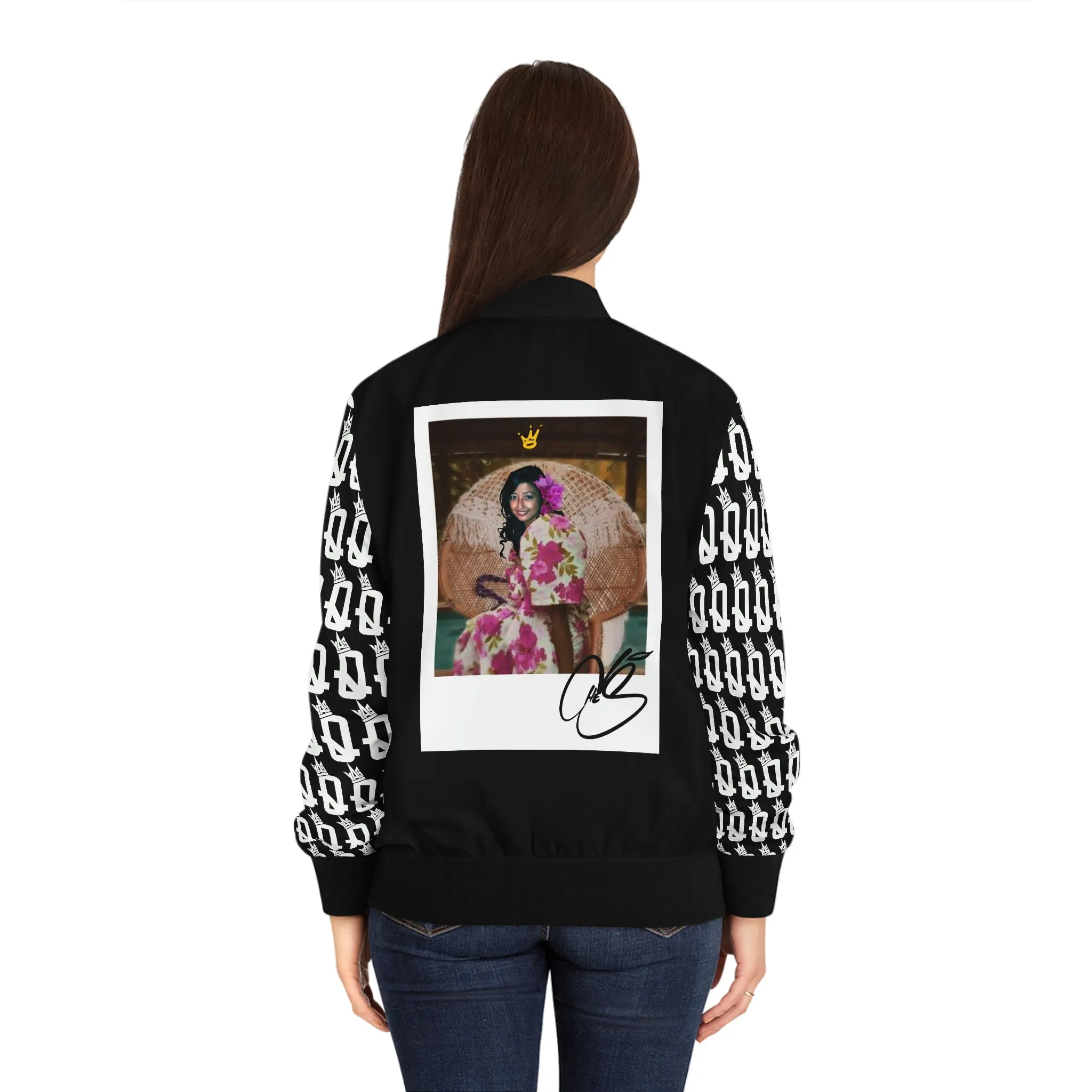 Queen Ches (Black) Bomber Jacket