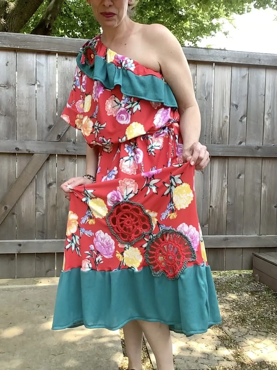 Tammy Dress-Red Floral
