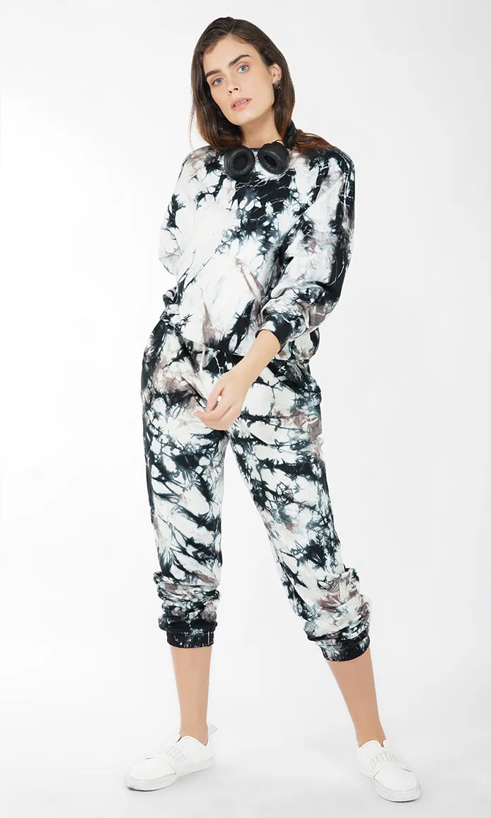 Tie & Dye Oversized Sweatshirt and Joggers Set