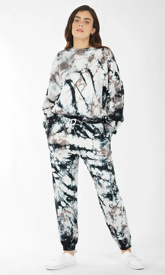 Tie & Dye Oversized Sweatshirt and Joggers Set