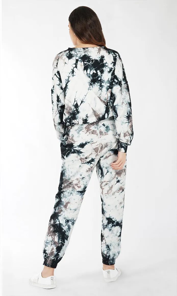 Tie & Dye Oversized Sweatshirt and Joggers Set