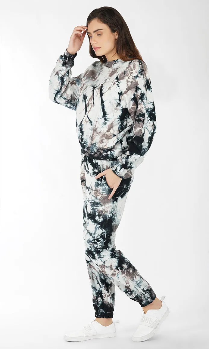 Tie & Dye Oversized Sweatshirt and Joggers Set