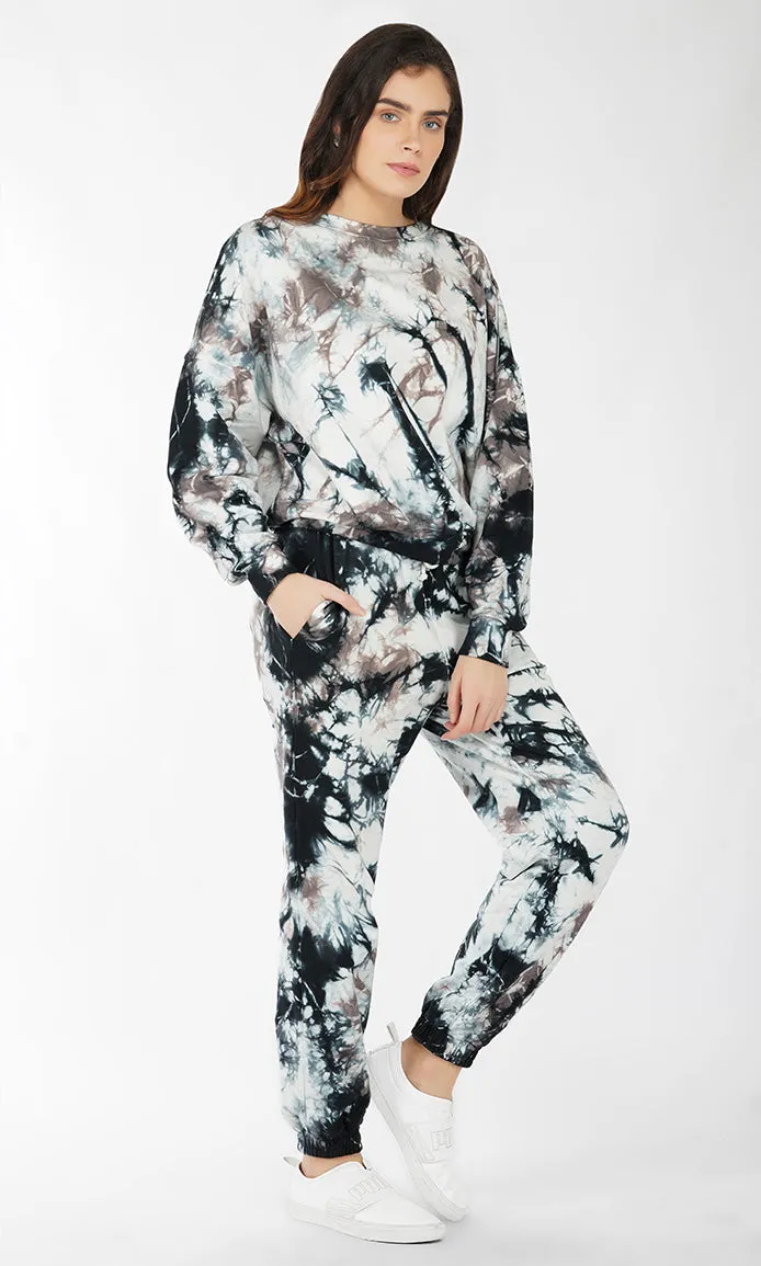 Tie & Dye Oversized Sweatshirt and Joggers Set